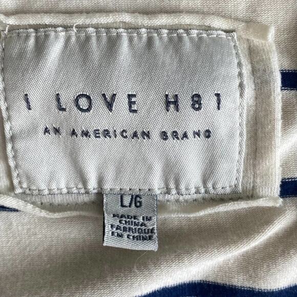 Forever 21 H81 Beaded Embellished Striped Knit T-Shirt Tee Shirt Dress - Picture 13 of 14